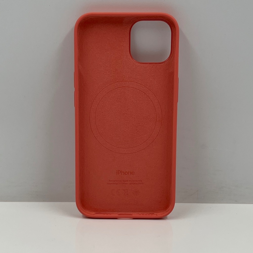 APPLE iPHONE 13 SILICONE CASE WITH MAGSAFE CASE NECTARINE Own4Less